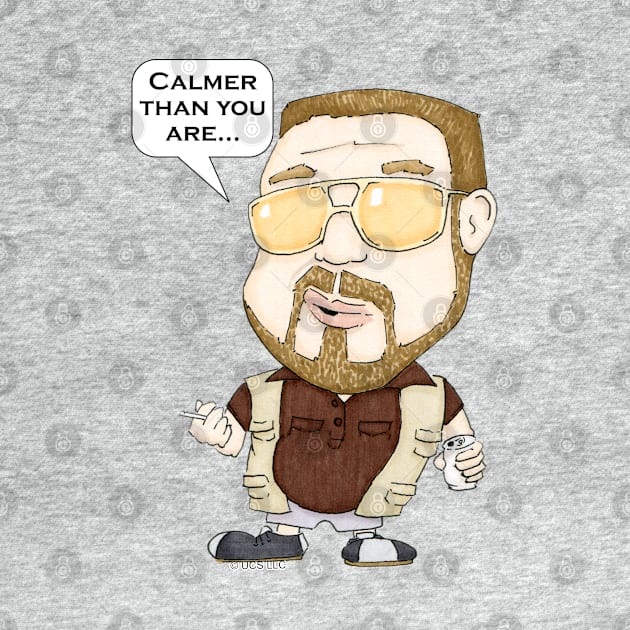 Walter Sobchak: Calmer Than You Are by thedadwhodraws